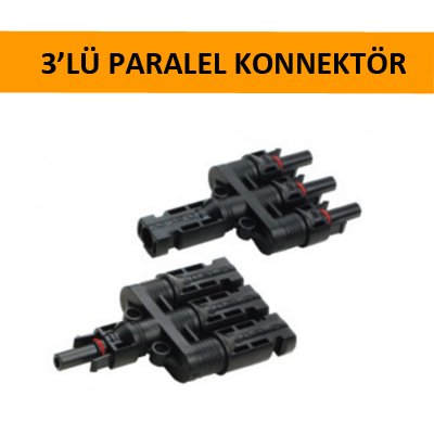 3lü Tbranch Paralel Bağlantı Konnektörü (Set)