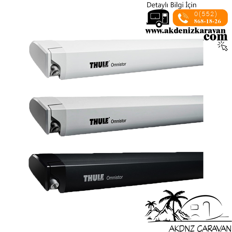 Thule Omnistor 6300 Kasetli Tente Çatı Montajlı (3.00 x 2.50 cm)